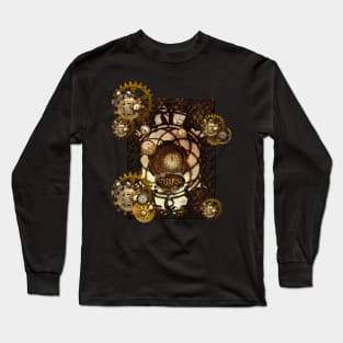 Awesome steampunk design, clockwork Long Sleeve T-Shirt